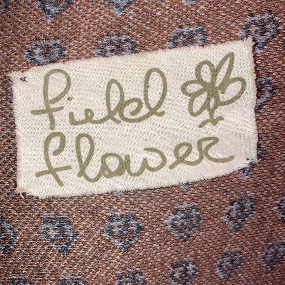 Anthro Field Flower Wrap Belted Cardigan - Picture 8 of 10